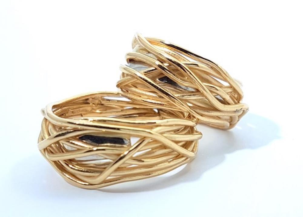 Anello oro 8 fili